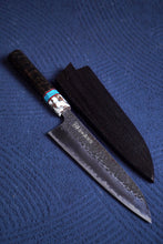 Load image into Gallery viewer, 20cm VG10 San Mai Kurouchi Gyuto Kitchen Knife