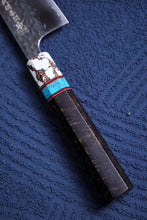 Load image into Gallery viewer, 20cm VG10 San Mai Kurouchi Gyuto Kitchen Knife