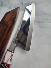 Load image into Gallery viewer, 20cm White Amboyna S-Grind Gyuto (Pre Order, Read Desctiption)