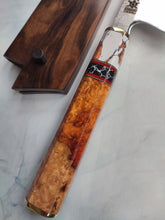 Load image into Gallery viewer, 20cm White Amboyna S-Grind Gyuto (Pre Order, Read Desctiption)